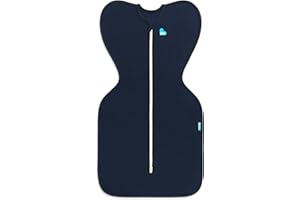 Love to Dream Swaddle UP, Sleep Sack 0-3 Months, Self-Soothing, Improves Sleep, Snug Fit Helps Calm Startle Reflex, Baby Essentials Must Haves Newborn, 1.0 TOG, 8-13 lbs, Navy