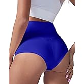 BZB Women's High Waist Yoga Shorts Gym Workout Booty Dance Hot Pants Athletic Butt Lifting Sports Leggings