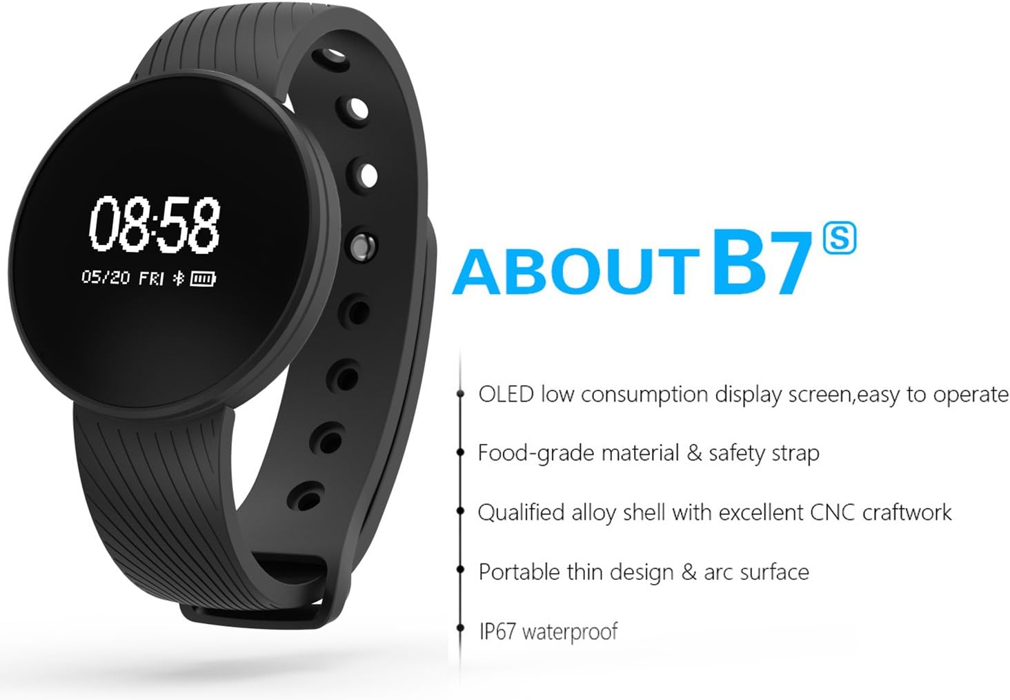 b7s smart fitness tracker