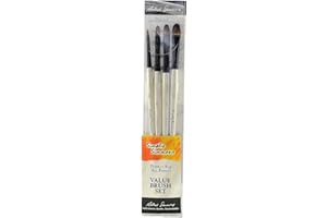 Robert Simmons Simply Simmons Value Brush Sets Just Filberts Set Set Of 4 (78240)