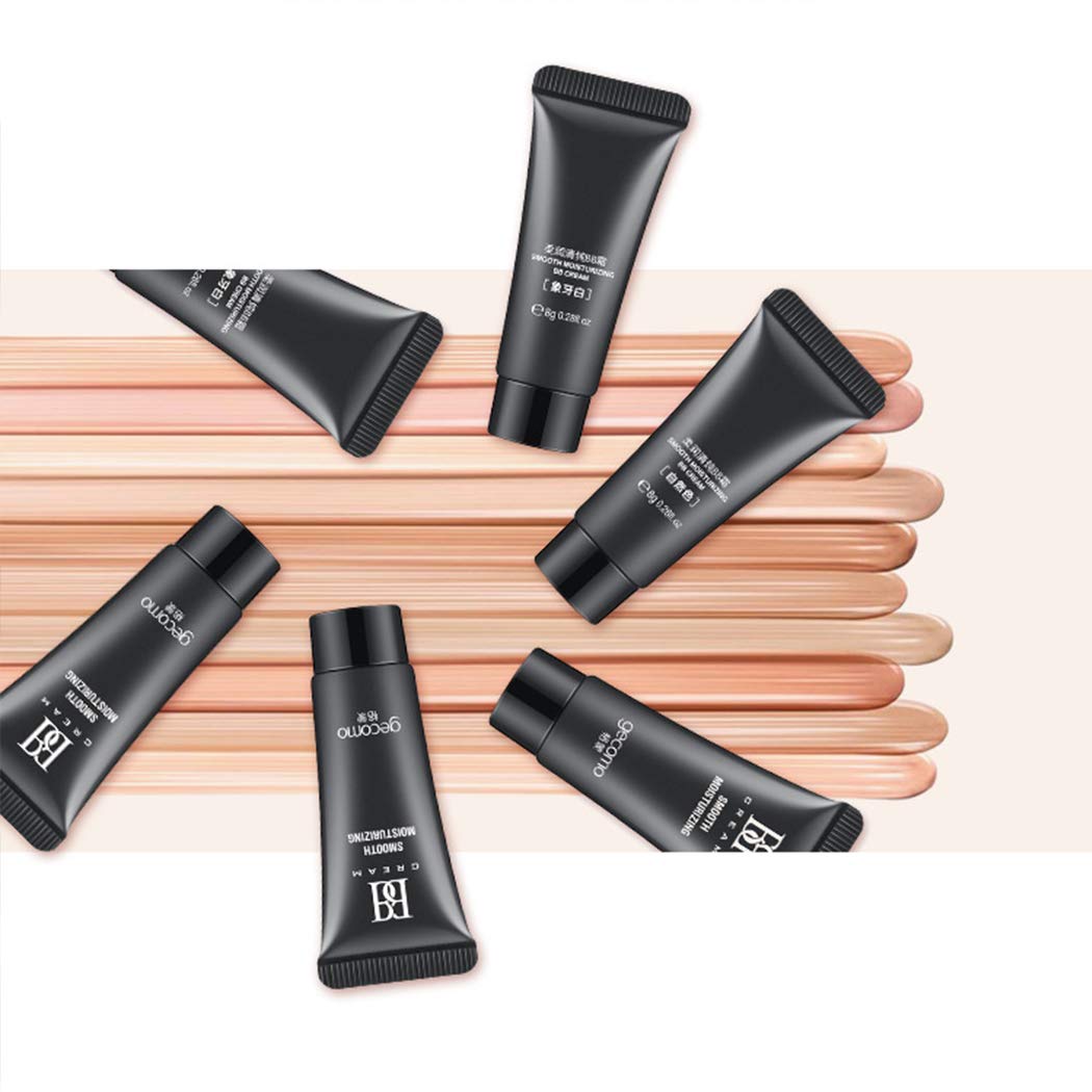 IEnkidu Moisturizing BB Cream Concealer Isolation Liquid Foundation (Nude)