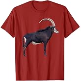 Sable Antelope T Shirt Tshirt tee T-Shirt