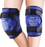 NEWGO Knee Ice Pack 2 Pack Reusable Gel Wrap Full Knee Coverage