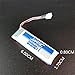 LHI JJR/C H37 2PCS 3.7v 500mAh Lithium ion Battery with 1 In 4 Charger