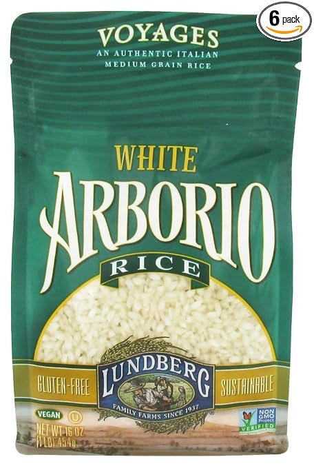 Lundberg Family farms eco-farmed White arborio 16oz (1lb) nogmo (073416003026)