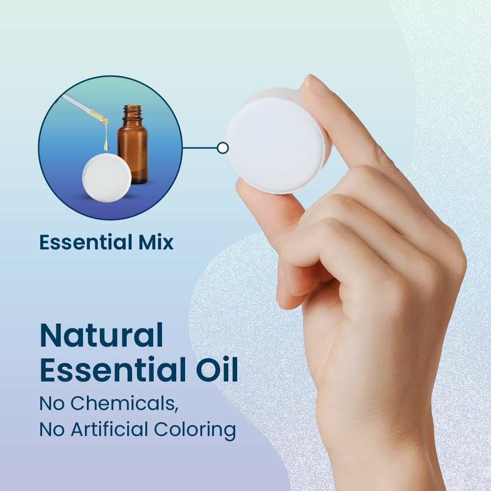 Body Restore Shower Steamers Aromatherapy 6 Pack - Christmas Stocking Stuffers for Men, Birthday Gifts for Women, White Elephant, Relaxation, Self Care - Clarity