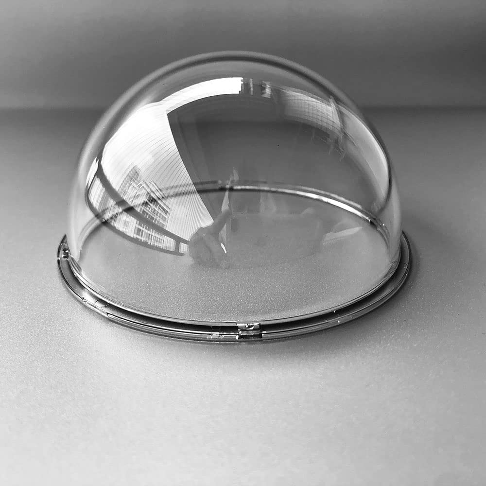 3.3 Inch Acrylic Clear Dome Cover, Security CCTV Camera Housing Transparent Case Cover, Outer Clear Glass Hemisphere Shell for Hikvision Samsung 85x45mm, Non-Electronic Replacement Cover