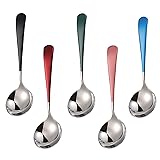 Soup Spoons Stainless Steel, 18/10 Round Head Soup