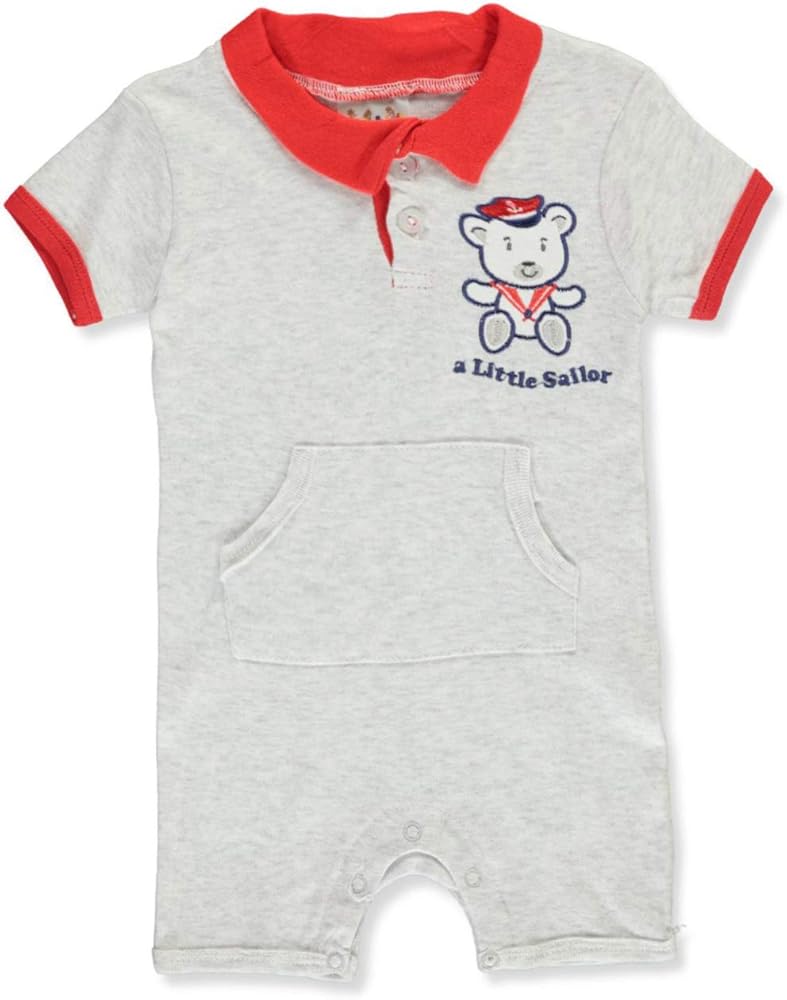 baby boy polo romper