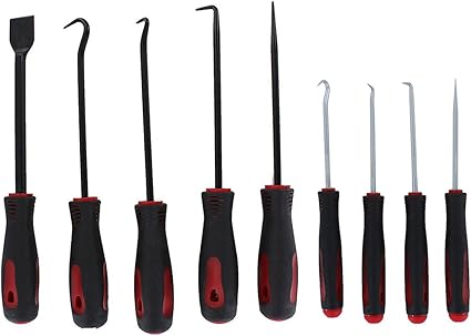 Lot De 9 Racloirs Crochets Et Outils De Crochetage De Precision Mini Et Standard Outils De Reparation Pour Joints Toriques Et Joints Toriques Amazon Fr Bricolage