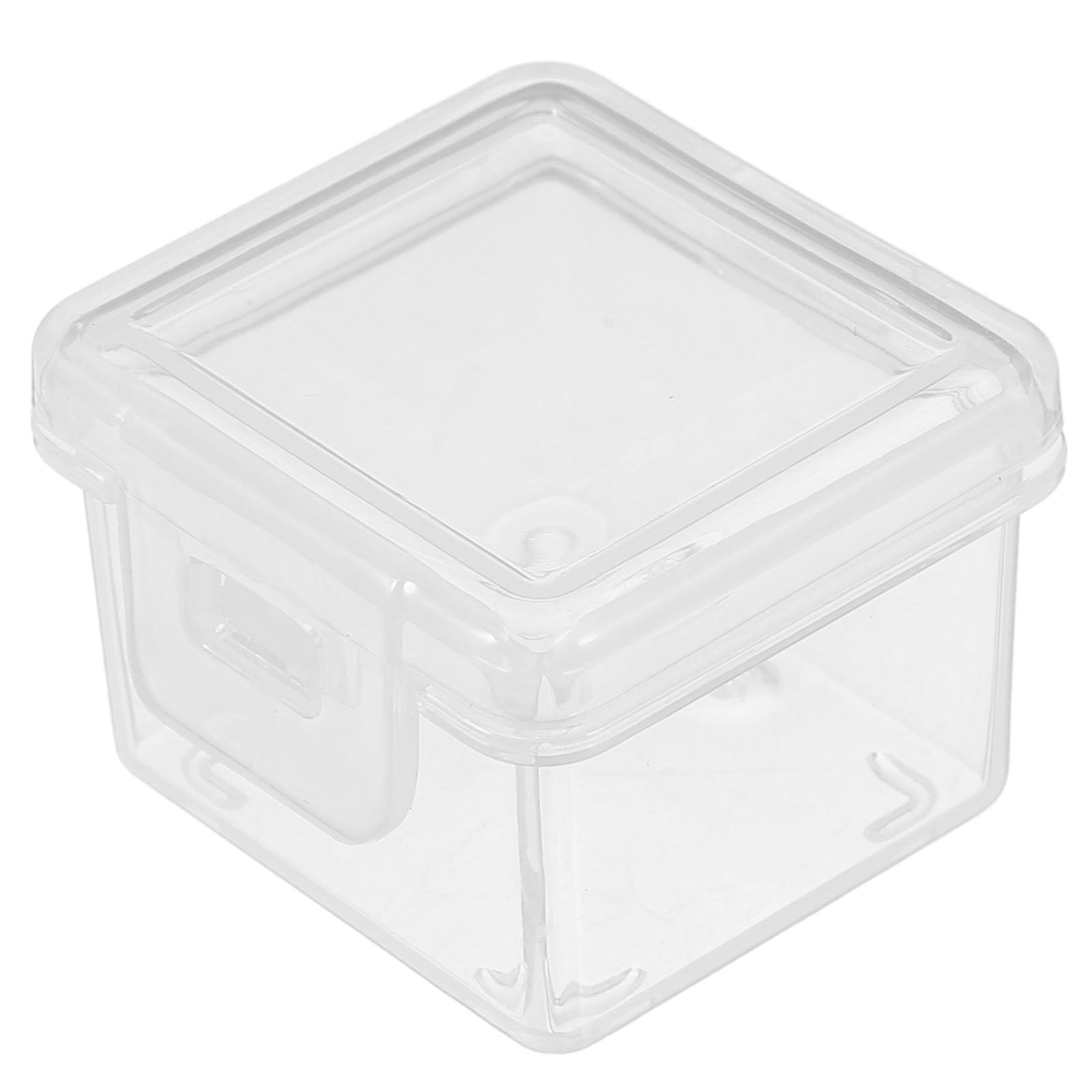 IMIKEYA 20ml Sliced Cheese Container for Fridge Small Butter Storage Box With Lid Transparent Reusable Cheese Chunk Organizer Holder Dishwasher-Safe Kitchen Gadgets for Home