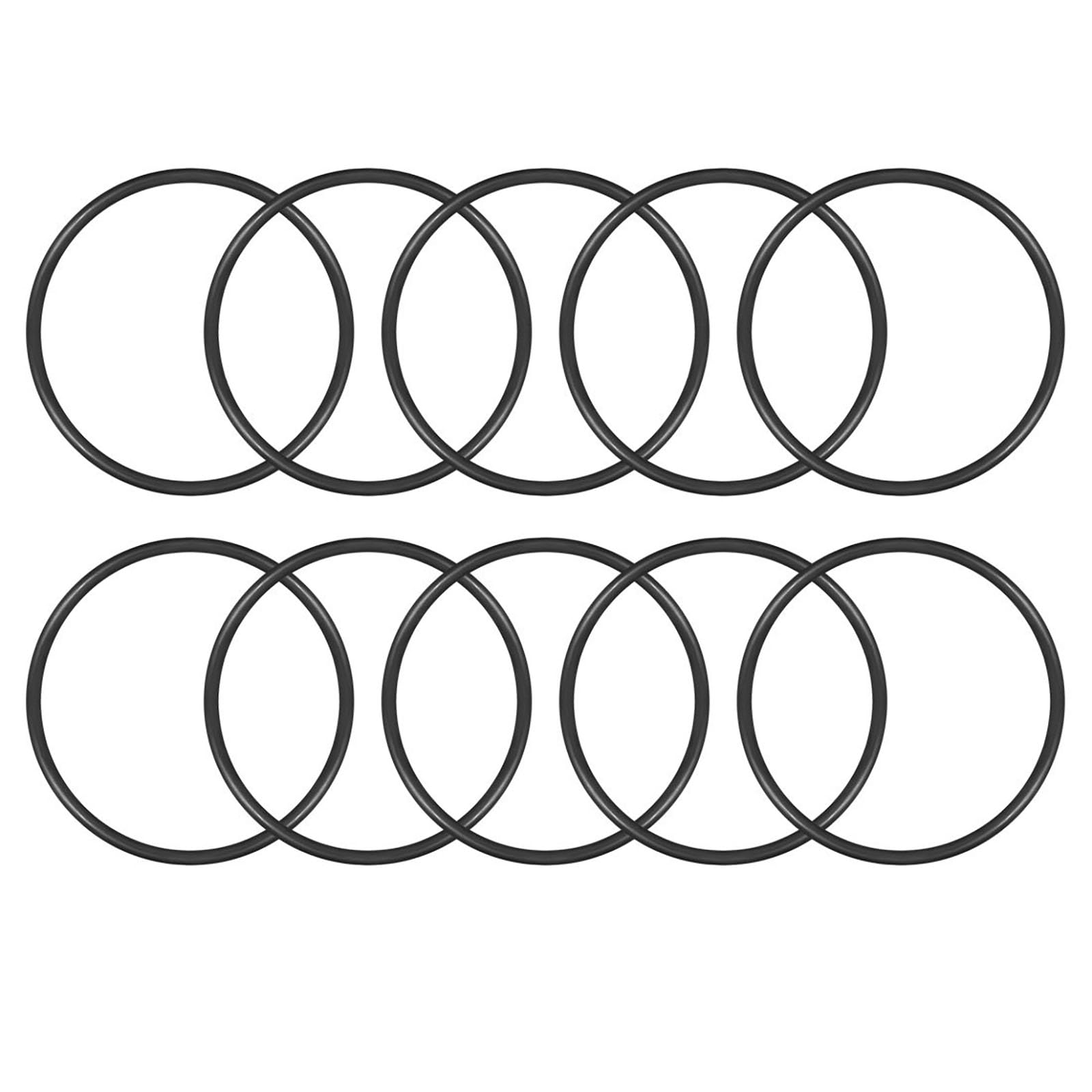 TA-VIGOR 10Pcs Nitrile Rubber O-Rings, 105mm OD 95mm ID 5mm Width Rubber Washers Spacer O-Rings Gasket kit, Metric Sealing Gasket for Hose, Faucet, Automotive, Plumbing