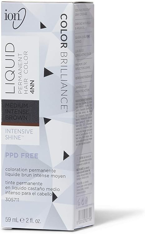 Ion Color Brilliance Permanent Liquid Hair Color 4nn Medium