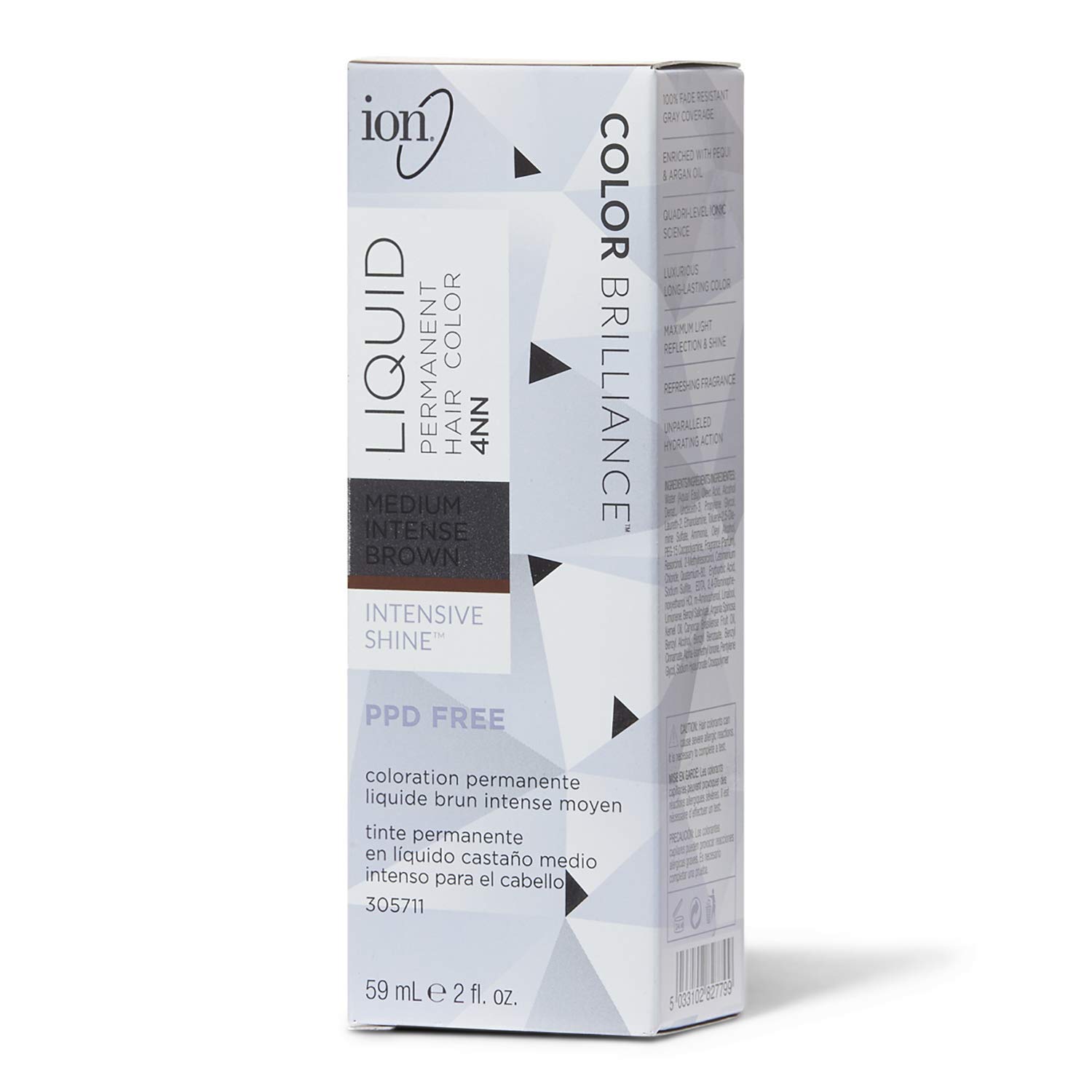 Amazon Com 4nn Medium Intense Brown Permanent Liquid Hair Color
