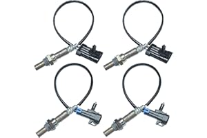 ATBIZZLE O2 Oxygen Sensor 234-4012 234-4018 Up & Downstream Fit for Chevy Silverado 1500 Tahoe Express 1500 Suburban, GMC Yukon XL Sierra, Cadillac Escalade 1996 1997 1998 1999 2000 2001 2002, 4 Pcs
