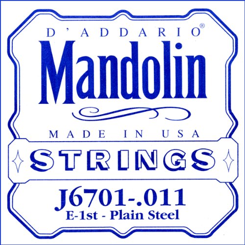 D'Addario J6701 Nickel Mandolin Single String, .011