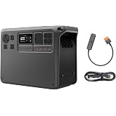 DJI Power 2000 Car Charging Combo, 2048Wh LFP Battery | Car Power Outlet to SDC Power Cable (12V/24V), Compact Size, 3000W Stable Output, Car Charging, Camping &amp; RVs, Road Trip