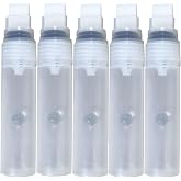 Large Paint Empty Markers 5 Pack, 15mm Jumbo Tips, Clear Pen Holder, Refillable Paint Marker Pens for DIY Rock, Wood, Ceramic, Metallic, Graffiti, Glass Painting, Beloved by artists, entrepreneurs