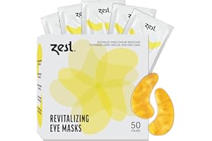 Zest Under Eye Patches for Dark Circles – Under Eye Mask with Collagen & Hyaluronic Acid for Puffiness & Wrinkles, Dark Circl