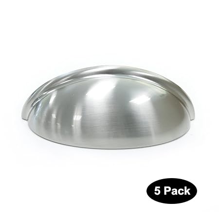3 Kitchen Cabinet Door Handles And Knobs Cup Shell Drawer Pulls