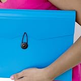 D.RECT Expandable A4 Document Organiser with 12 Compartments Blue view 5