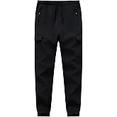 Boys Girls Snow Pants Waterproof Fleece Lined Ski Pants Kids Winter Hiking Pants