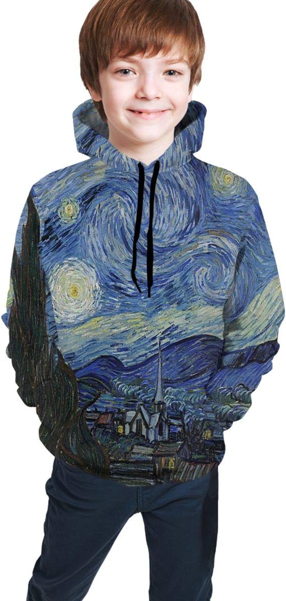 Kids Hoodies Hoody Pullover Sweatshirts with Pockets for Girls Boys Youth