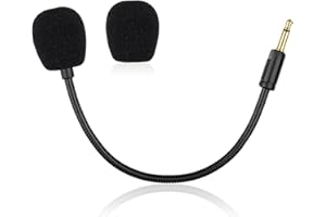 WEISHAN Kaira Pro Mic Replacement for Razer Kaira Pro Wireless Gaming Headset, 3.5mm Detachable Noise Cancelling Microphone Boom for Xbox One, PS4, PS5, PC Black