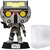 POP Star Wars: Bad Batch - Tech Funko Pop! Vinyl Figure (Bundled with Compatible Pop Box Protector Case), Bad Batch Tech, Multicolored, 3.75 inches