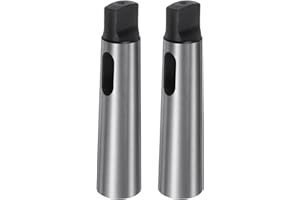 HARFINGTON 2PCS Morse Taper Adapter MT4-MT3 Accuracy 0.02mm High-Carbon Steel Drill Sleeve Reducing Morse Taper Center Sleeve