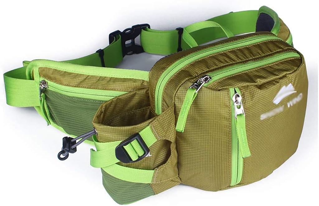 Waist Pack Canvas Bum Bag，Large Capacity Running Fanny Packs with