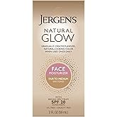 Jergens Natural Glow Daily Facial Moisturizer, Fair to Med 2 fl oz (59 ml)