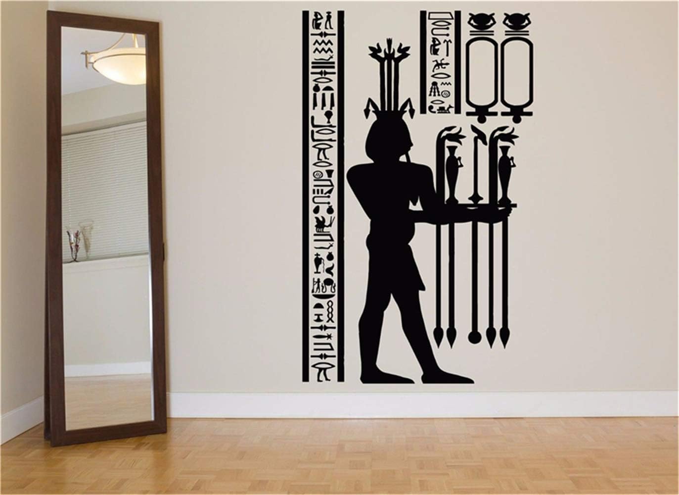 Wall Decal Sticker Art Mural Home Decor Egypt God Sphinx Ra Eye Ankh Cross for Bedroom Living Room