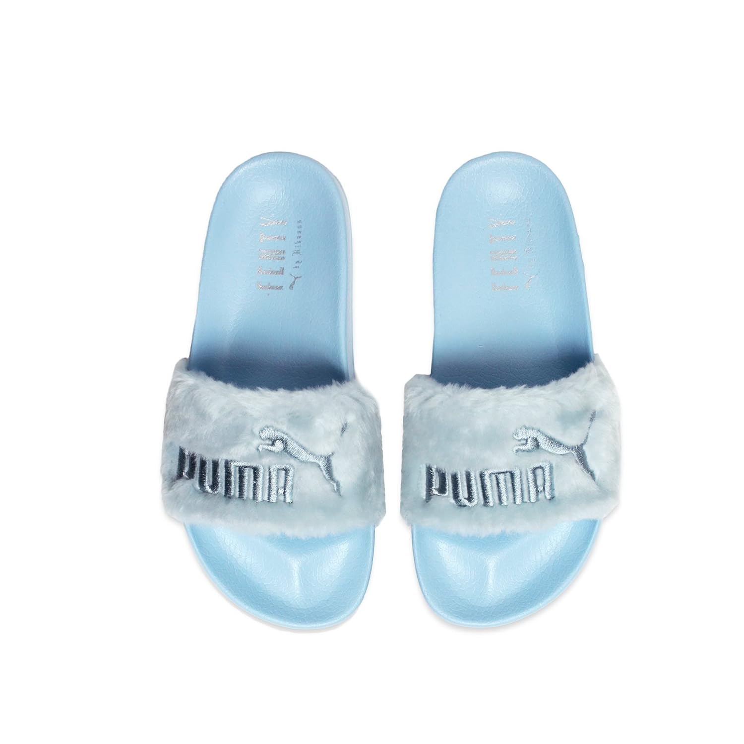 puma fuzzy slippers