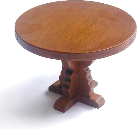 Amazon Co Jp 丸テーブル ミニチュア家具 木のおもちゃ 木育 おもちゃ