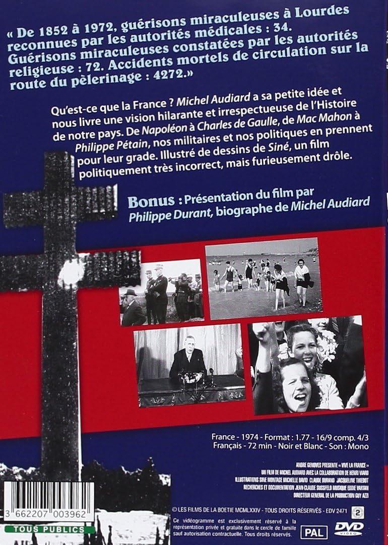 Vive La France Dvd Amazon Co Uk Michel Audiard Michel Audiard Dvd Blu Ray