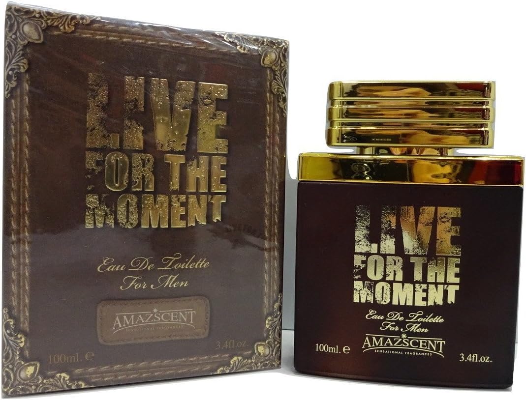 Live For The Moment edt For Men 100ml Amazscent Sensational Fragrance For Him, 100 ml (Pack of 1)