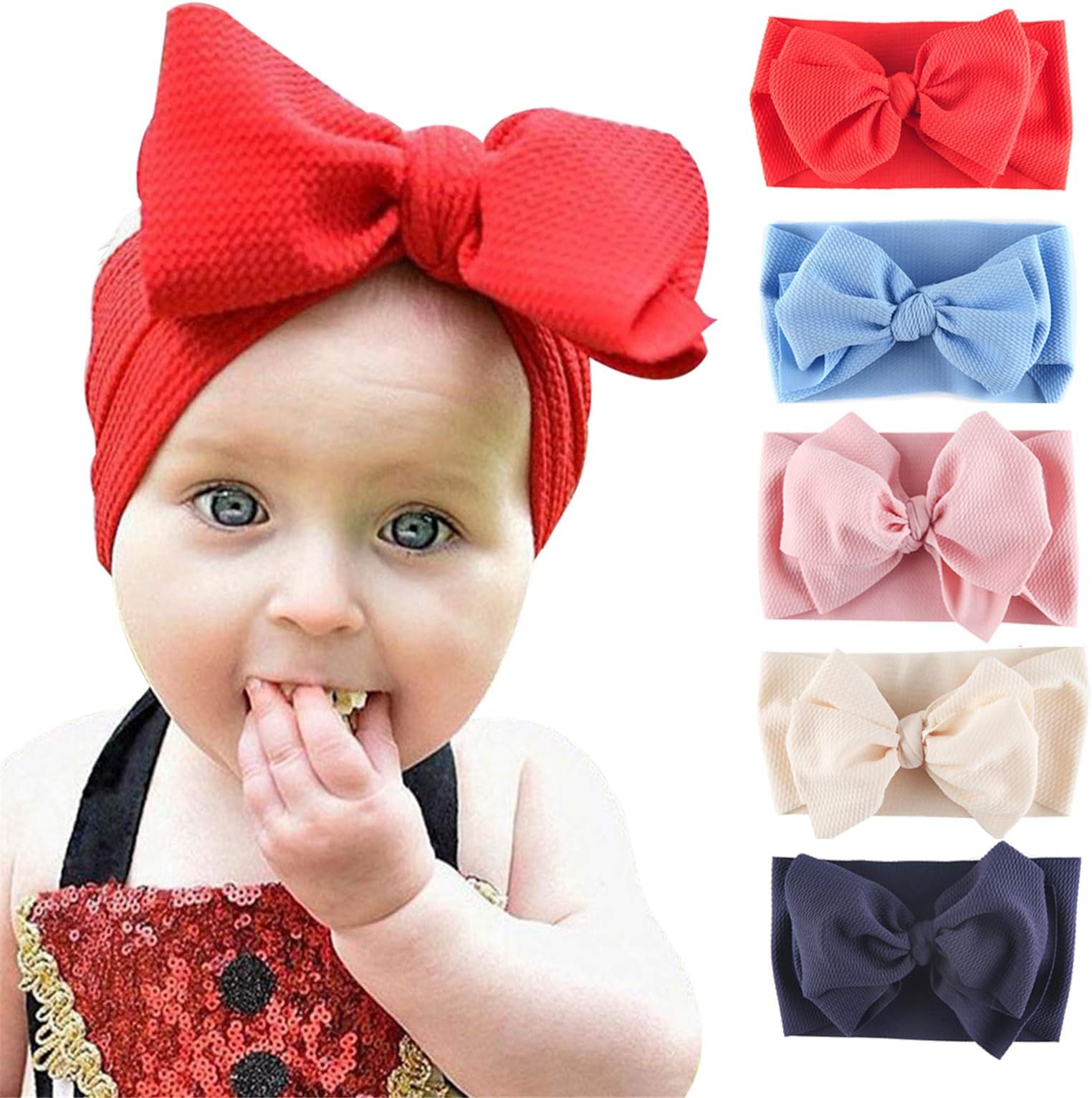 Byinns Baby Girls Headbands Bow Headwrap Hair bands for Toddler Children Infant