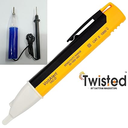 Twisted AC DC 90 Voltage Detector Tester Pen - 1000V