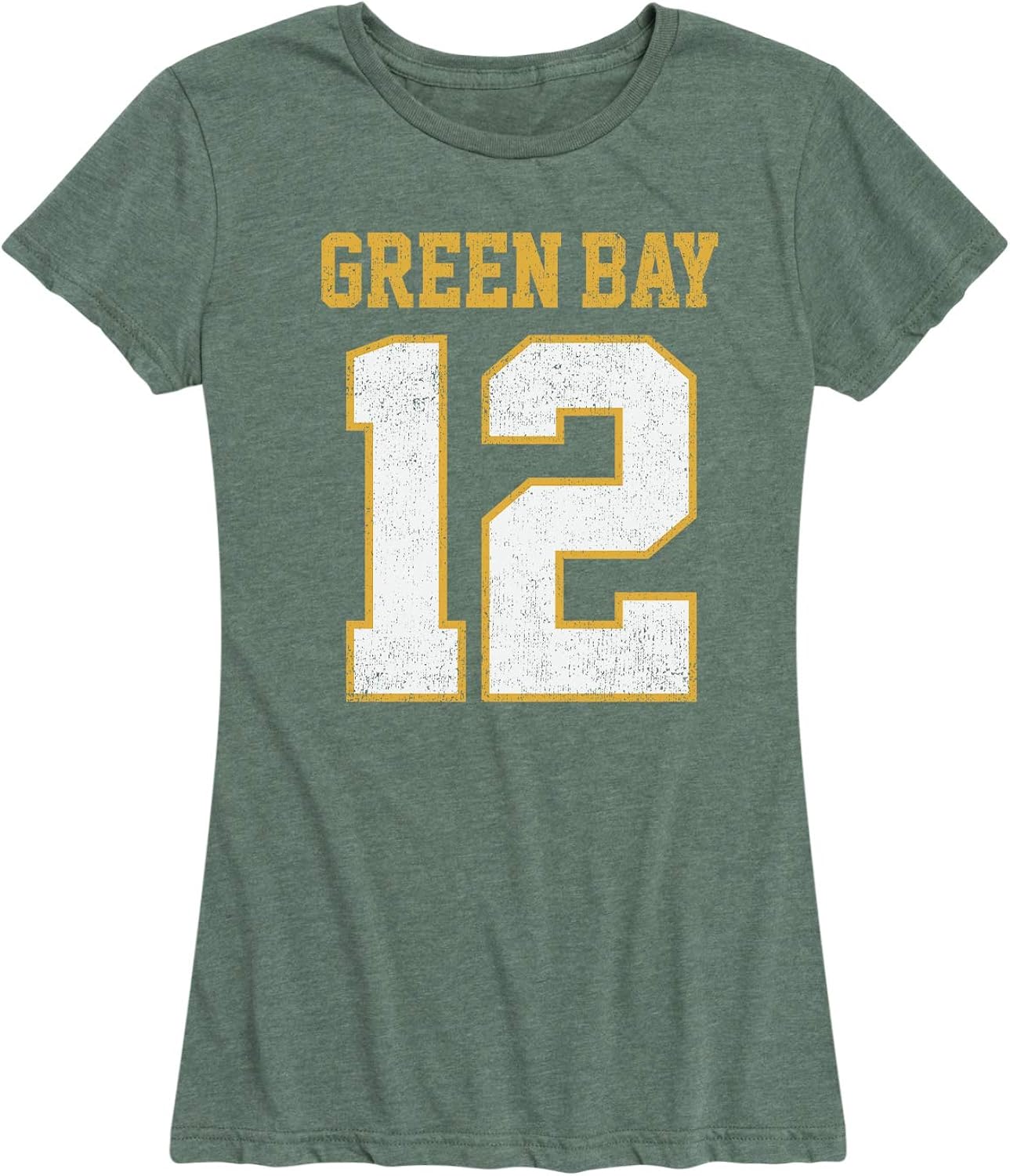 Qb Tees Green Bay - Short Sleeve Classic Fit Tee at Amazon Womenâs Clothing store