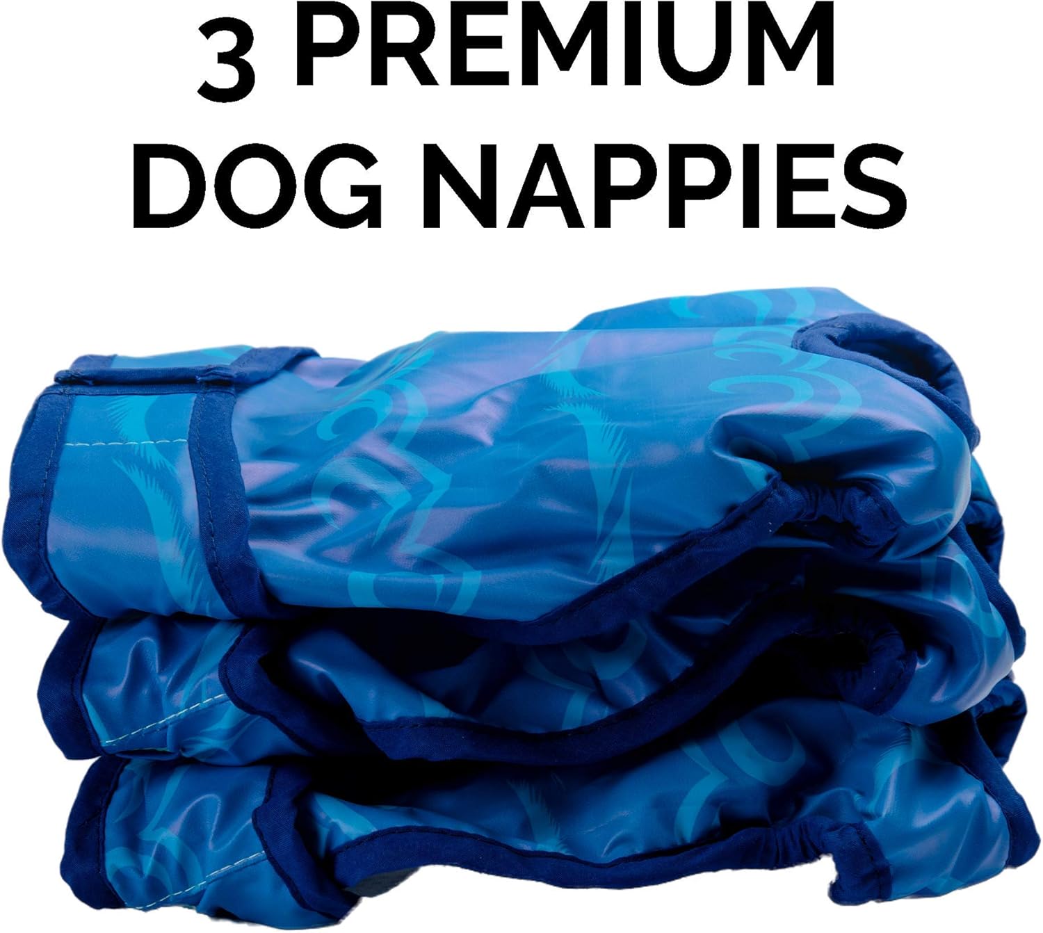 PET IMPACT Washable Dog Nappies, Premium Reusable Pet Diapers, Female