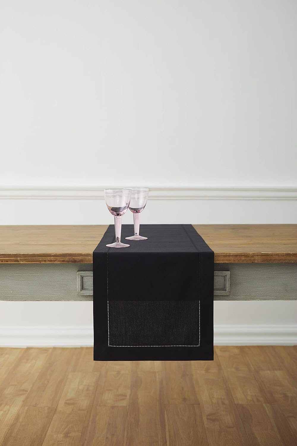 Best Black Linen Table Runner Black