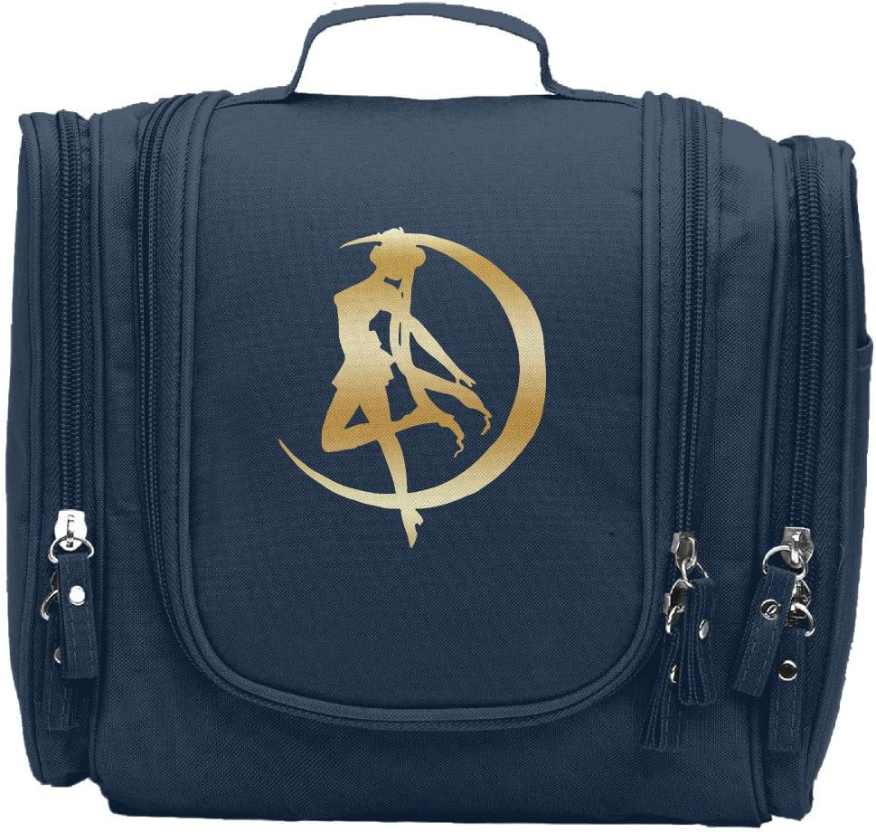 Sailor Moon Anime Manga Sil Gold Logo Cosmetic Makeup Bag
