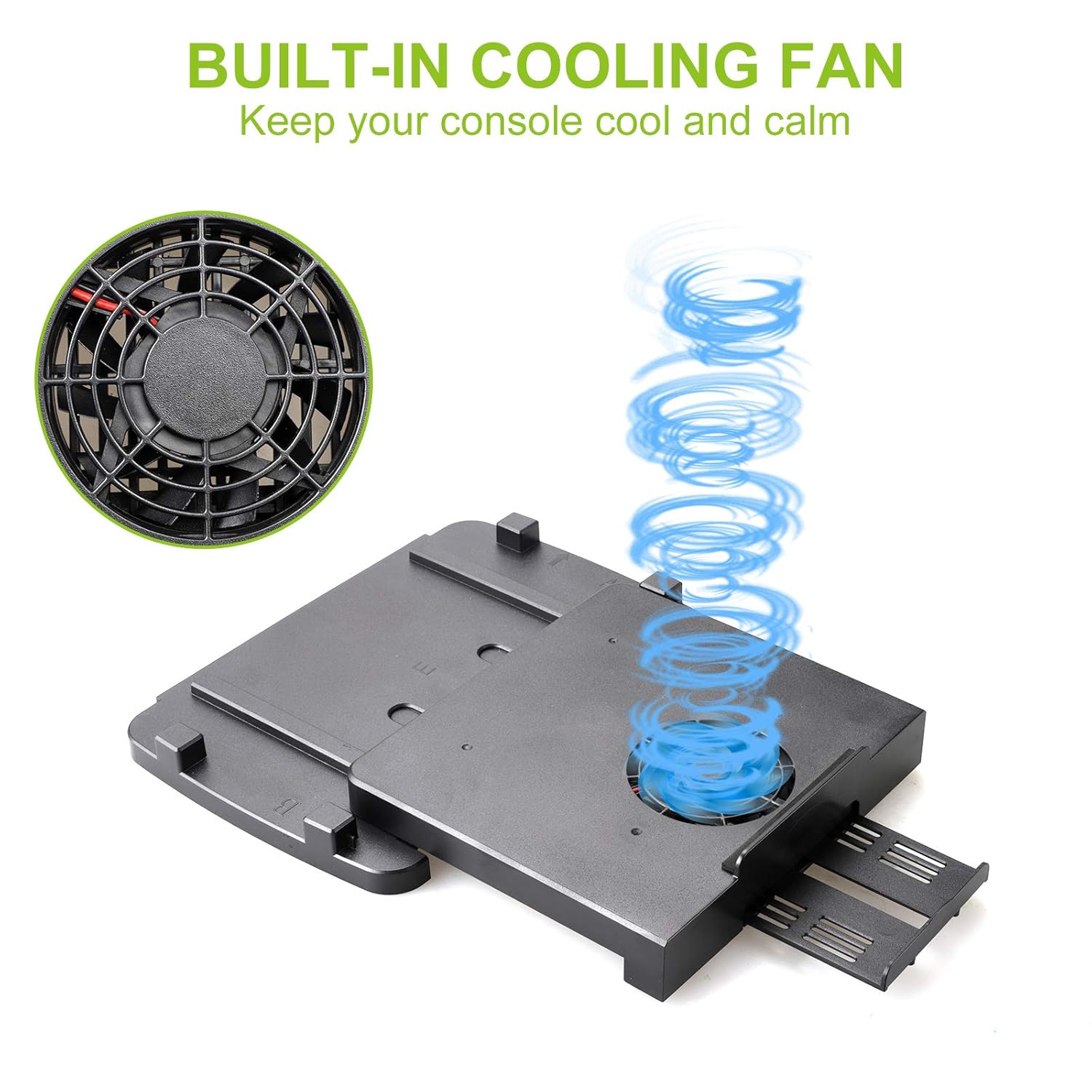 Linkstyle Vertical Storage Stand with Cooling Fan Compatible with Xbox ONE/Slim/X Console, 3Controller, 11games, 1Headset: Video Games