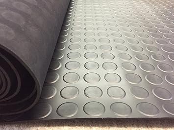 3m Meters Black Anti Slip Shed Van Garage Workshop Rubber