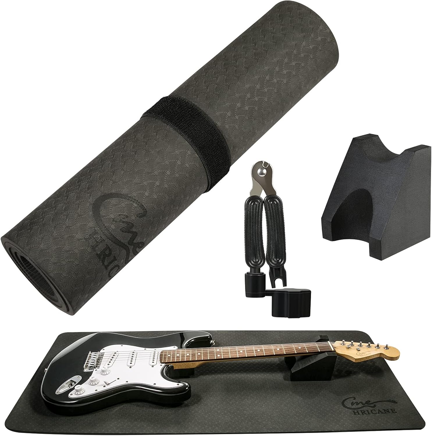 Guitar Work Mat Kit with Guitar Neck Support Rest Guitar Workstation for Repair and Maintenance