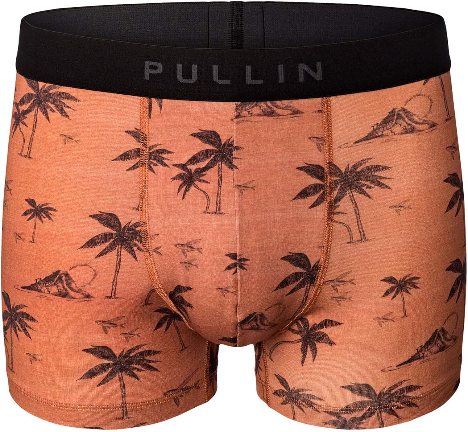 Amazon Com Pullin Boxer Homme Master Coton Imprime Duky Brown Clothing