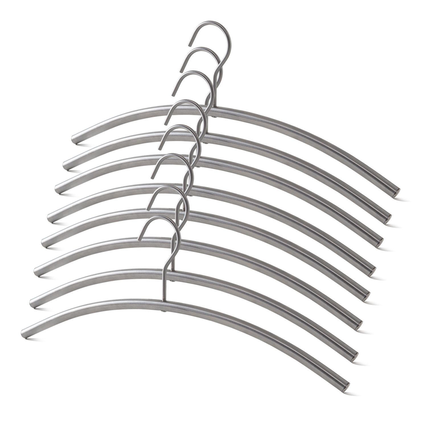 Metal Hanger Wardrobe Hanger Set of 8 Amazon.co.uk Kitchen & Home