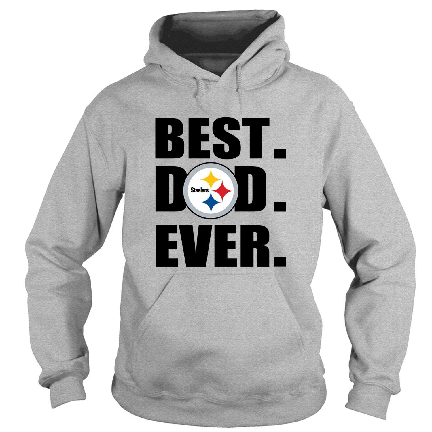 Father Day, Pittsburgh Steelers Logo T Shirt, Best Dad Ever T Shirt - 