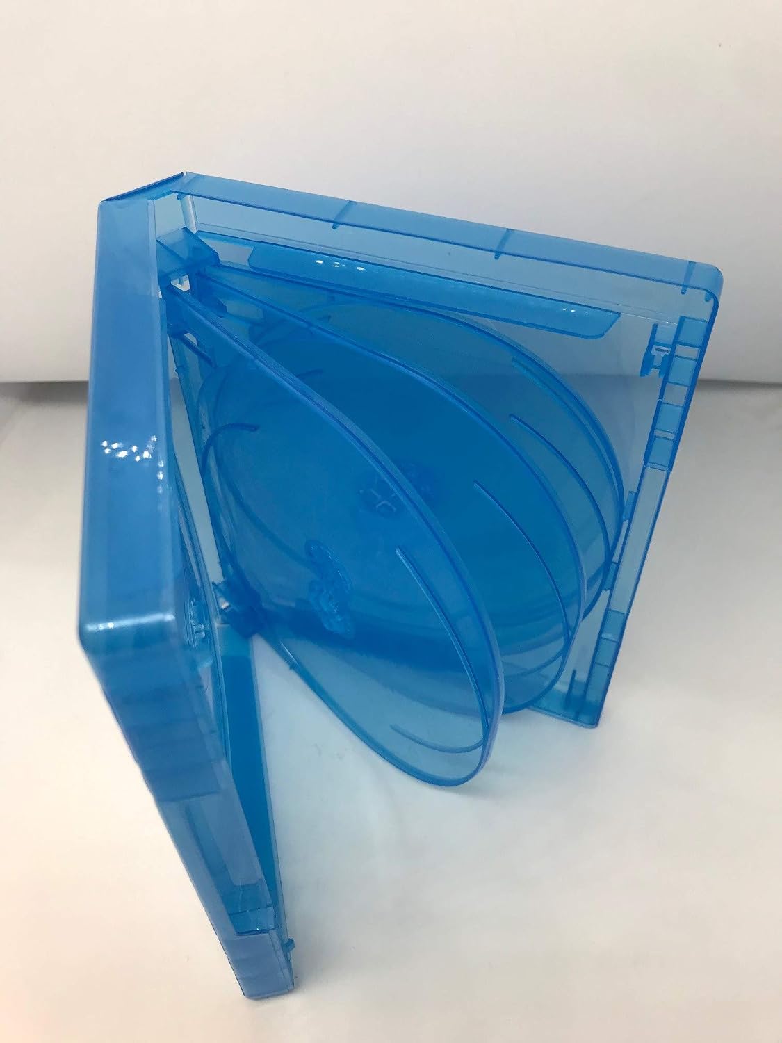 Vision Media® 10pcs x 8 Disc Blu Ray Multi Case - Premium Quality Case - 25mm Spine, Silver - Image 3